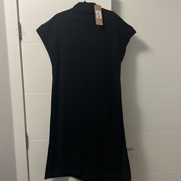 NWT Alembika cowl neck blk long dress - Picture 3 of 8